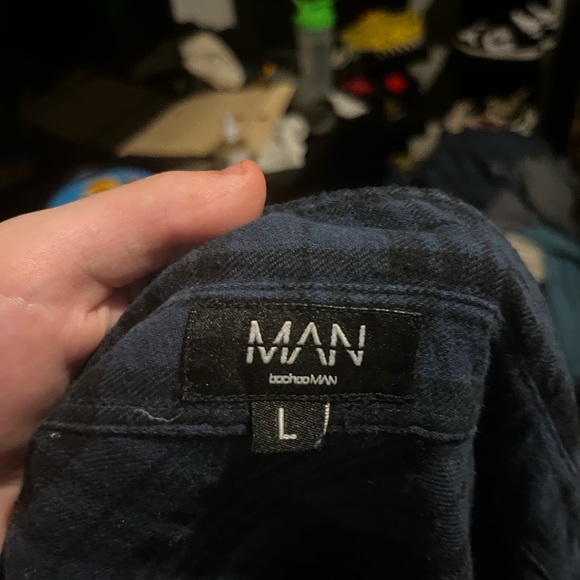 Boohooman long flannel - Picture 2 of 3